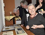 Künstlerin Annemarie Bahr im Restaurant Auszeit  @ "Kunst-Wochenende auf dem Lande“ - Präsentation der Kunstwirte 2020 im Hotel Alpenhof und weiteren Lokalitäten in Murnau am 07.03.2020 / Foto: BrauerPhotos / S.Brauer